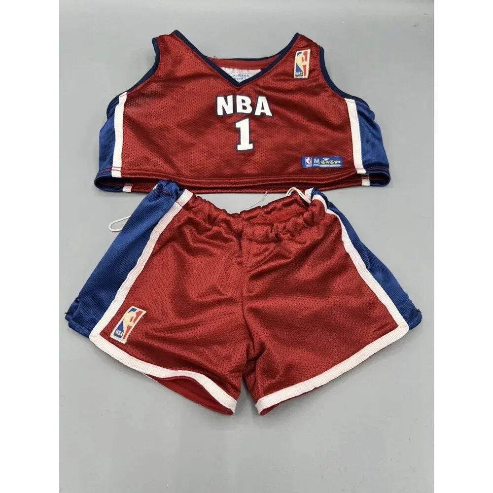 Build A Bear Clothes & Shoes Lot Dress NBA Outfit Sneakers Flats BABW